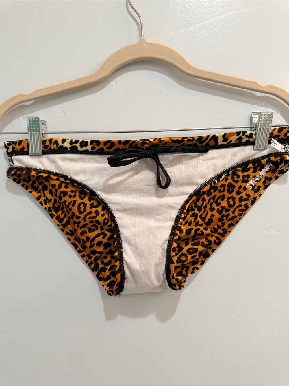 Slix Australia Leopard Print Athletic 2 Piece Swimsuit Set Stamina Aus 10 /US 6 - Picture 12 of 16